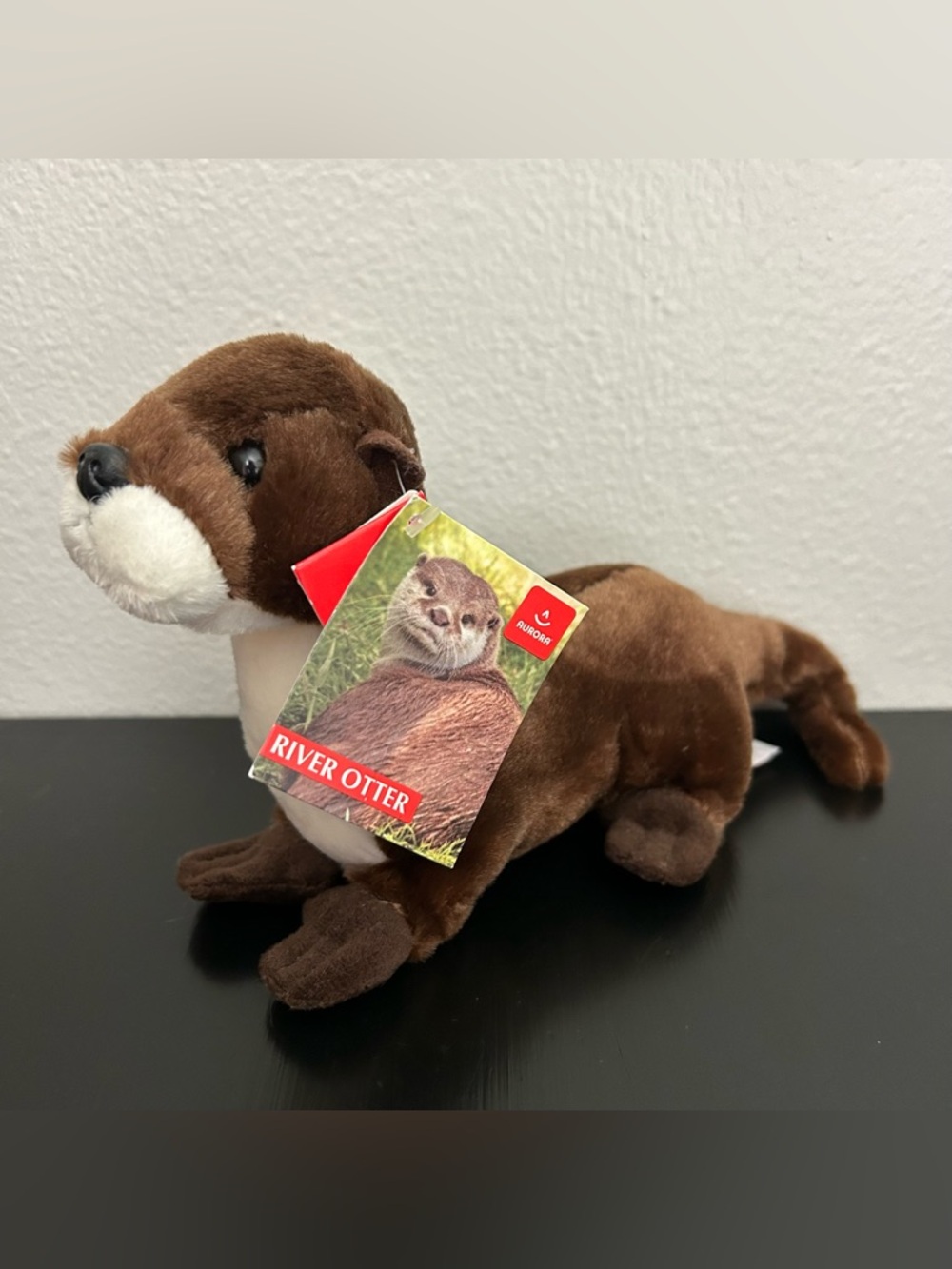 Aurora River Otter Plush Sliddy 8” Stuffed Animal Stuffy Lovey Toy NWT